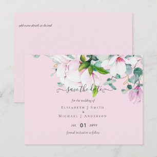Eukalyptus Wedding Rett Dates Postkarte