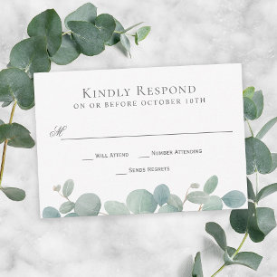 Eukalyptus Wedding RSVP