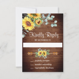 Eukalyptus Wedding RSVP Card