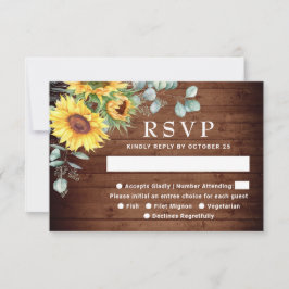 Eukalyptus Wedding RSVP Card