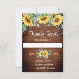 Eukalyptus Wedding RSVP Card