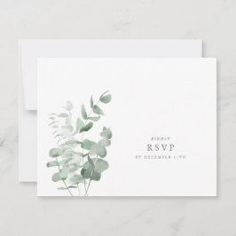 Eukalyptus Wedding RSVP Einladung