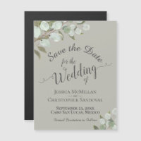 Eukalyptus Wedding Save the Date Calligraphy Sage