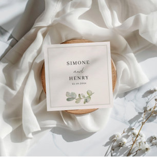 Eukalyptus Wedding Serviette