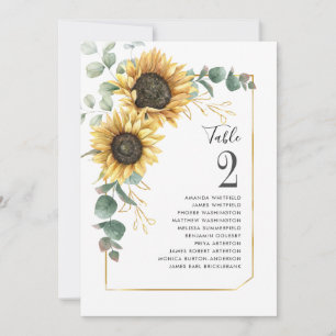 Eukalyptus Wedding Tischnummer