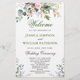 Eukalyptus Wedding Zeremony Program