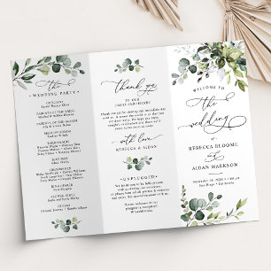 Eukalyptus Wedding Zeremony Program