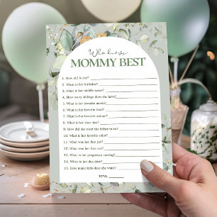 Eukalyptus Wer Mommey Best Baby Shower Spiele kenn