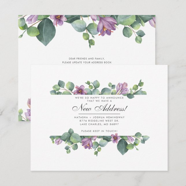 Eukalyptus Weve hat neue Adresse botanische Bewegu (Vorne/Hinten)