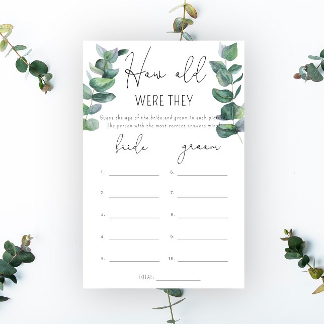 Eukalyptus Wie alt waren sie ein Bridgame (Von Creator hochgeladen)