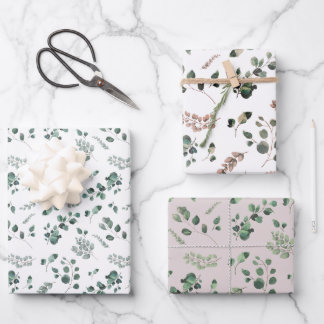 Eukalyptus Wrapping Paper Geschenkpapier Set