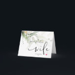Eukalyptus wünscht sich den ersten Geburtstag als Karte<br><div class="desc">Dieser niedliche Geburtstag als meine Ehefrau Card ist ein lustiger Weg, um den Geburtstag Ihrer neuen Ehefrau zu feiern!</div>