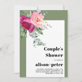 Eukalyptus-Zweige, Blume-Dusche Einladung