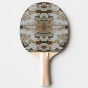 Eukalyptusbaumrinden-Foto Nahaufnahme mit Muster Tischtennis Schläger