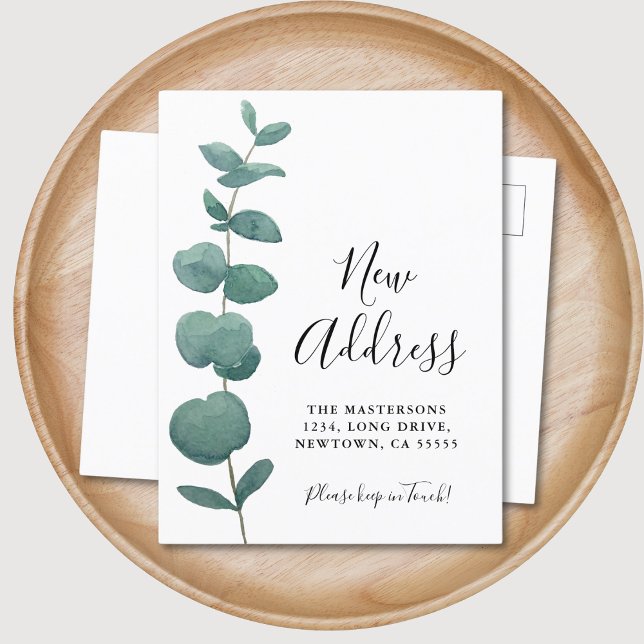 Eukalyptusbewegung Ankündigungspostkarte (Von Creator hochgeladen)