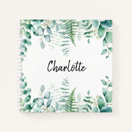 Eukalyptusfarne Notizbuch