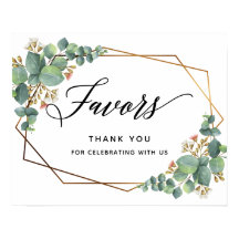 Eukalyptuszeichen für Goldrahmen