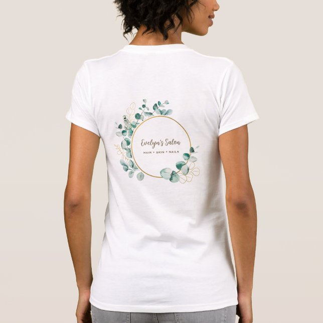 Eukalyptys Beauty Salon T - Shirt (Rückseite)