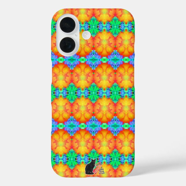 Euklidians KCFX iPhone 16 Hülle (Rückseite)