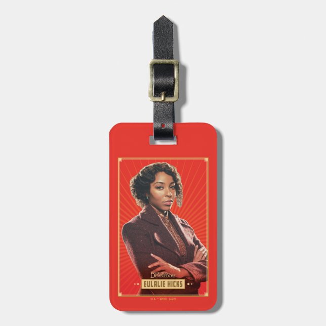 Eulalie Hicks Character Graphic Gepäckanhänger (Vorderseite vertikal)