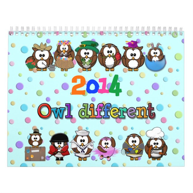 Eule 2014 anders kalender (Titelbild)