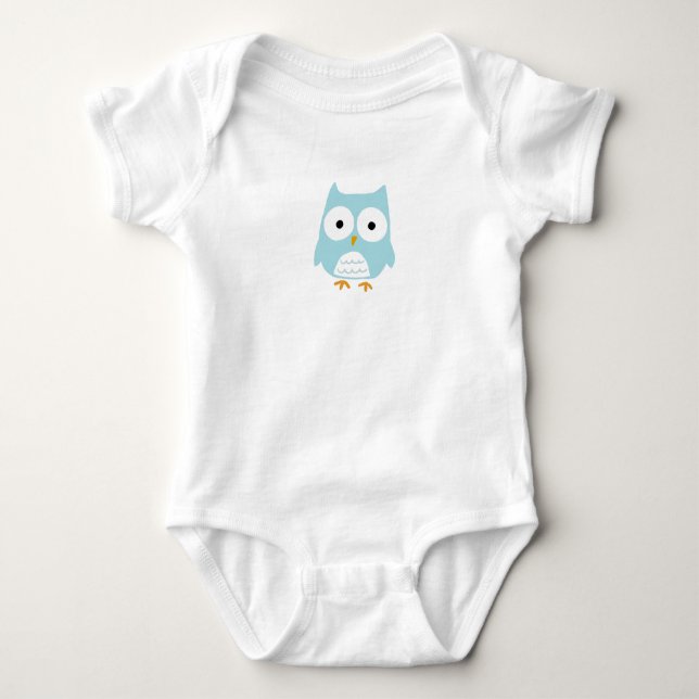 Eule Baby Strampler (Vorderseite)