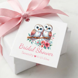 Eule Boho Rustikal Landhochzeit Brautparty Geschenkanhänger