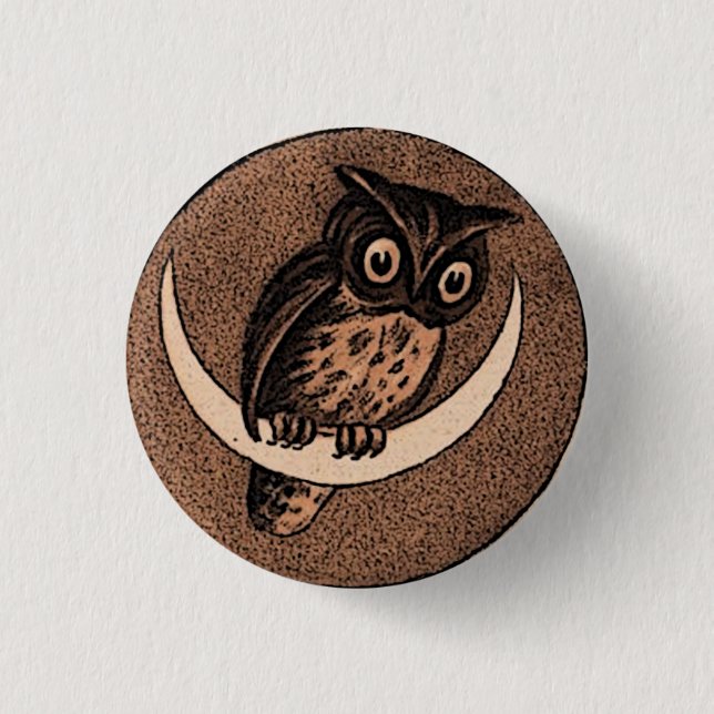 Eule Button (Vorderseite)