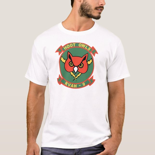 Eule des Schrei-RVAH-9 T-Shirt (Vorderseite)