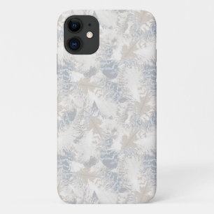 Eule Feathers, grau, beige und blau, Vogel, Licht, Case-Mate iPhone Hülle