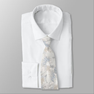 Eule Feathers, grau, beige und blau, Vogel, Licht, Krawatte