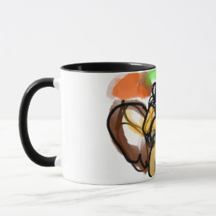 Eule fliegt Herbst Tasse