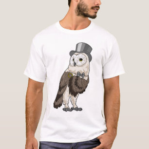 Eule Frisieren Hochzeitsring Hochzeit T-Shirt