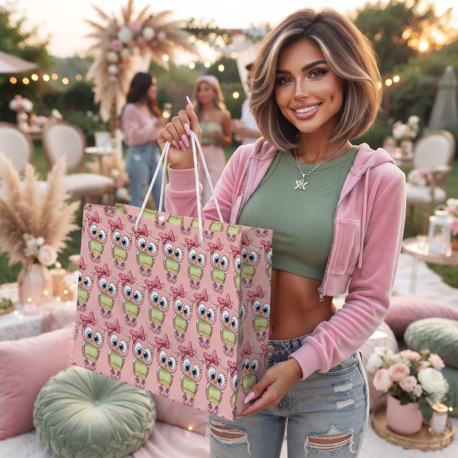 Eule großes Geschenktasche Große Geschenktüte (Von Creator hochgeladen)