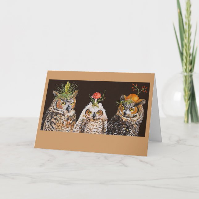 Eule-Gruppe Karte (Vorderseite)