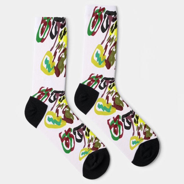 Eule Herbst Freude Socken (Rechts)