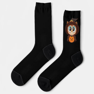 Eule/Herbst/Halloween/Kürbis Socken
