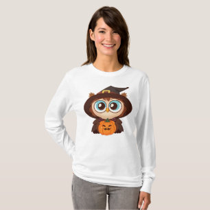 Eule/Herbst/Halloween/Kürbis T-Shirt