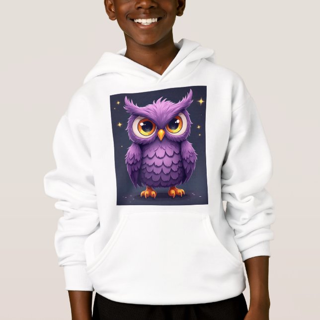 Eule Hoodie (Vorderseite)