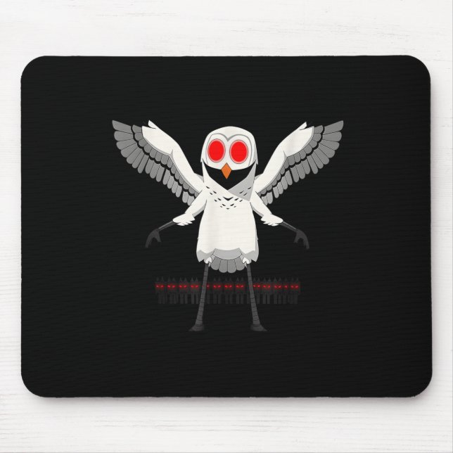 Eule im Wald Kinder 99 Nächte Halloween Y Video Mousepad (Vorne)