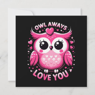 Eule immer Liebe Sie - Valentinstag Einladung