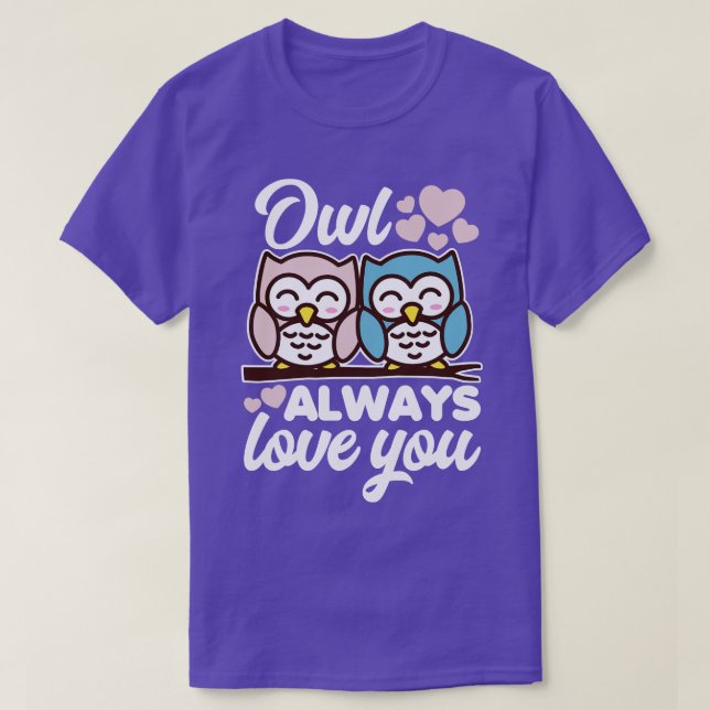 Eule immer Liebe T-Shirt (Design vorne)