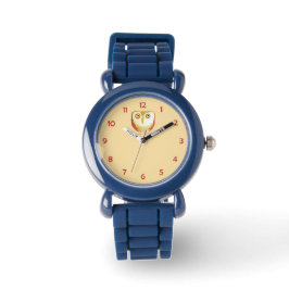 Eule in der Wanduhr Armbanduhr