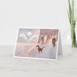 Eule in Montreal LeeMarie's Creative Design Holida Feiertagskarte