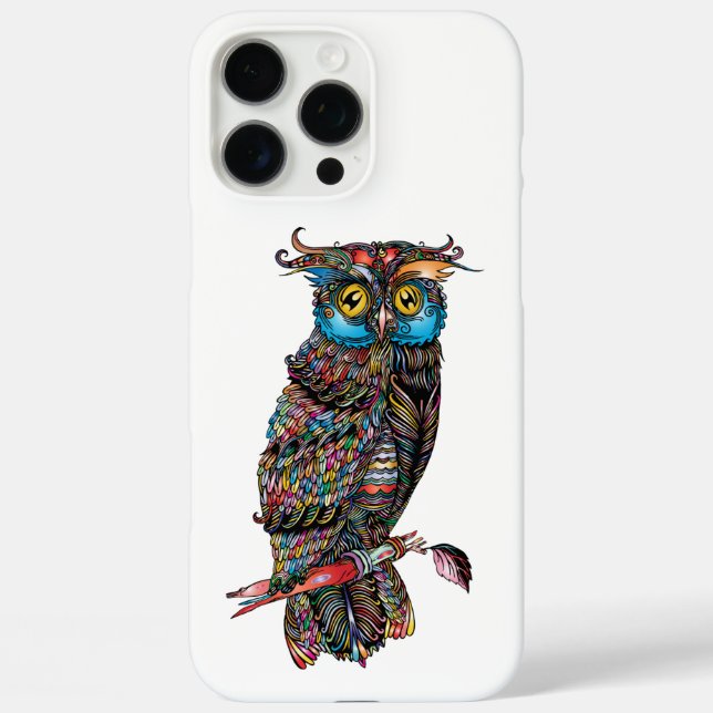 Eule iPhone 16 Pro Max Hülle (Rückseite)