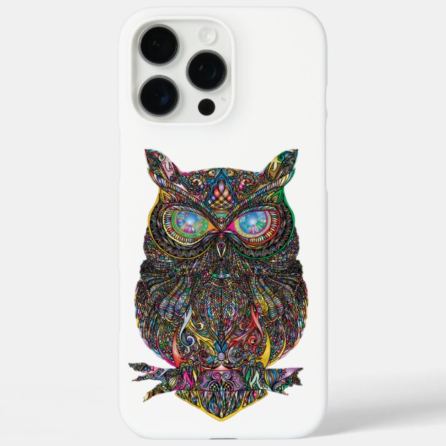 Eule iPhone 16 Pro Max Hülle (Rückseite)