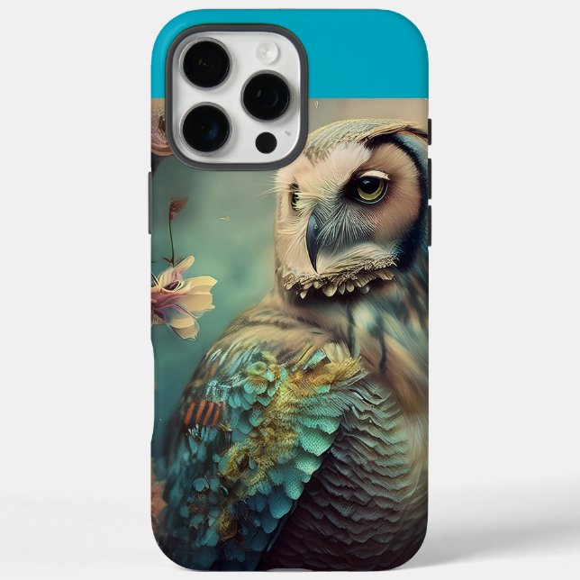 Eule  iPhone 16 pro max hülle (Rückseite)