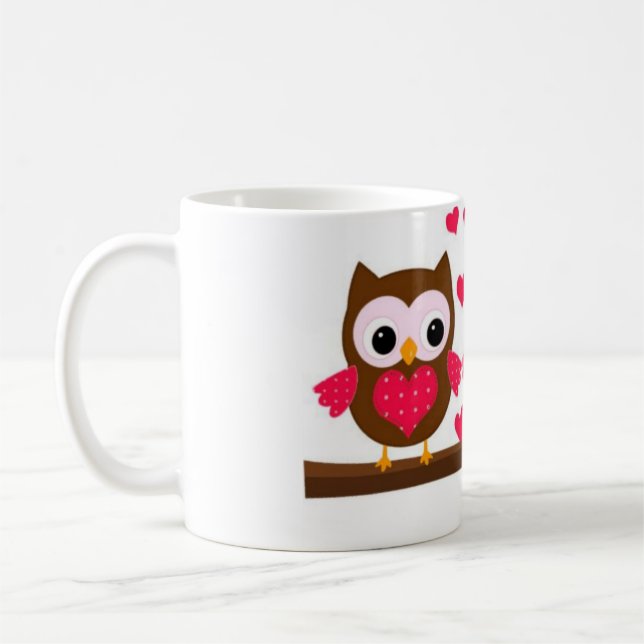 Eule Kaffeetasse (Links)