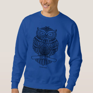Eule (lebendig) - Sweatshirt für Herren