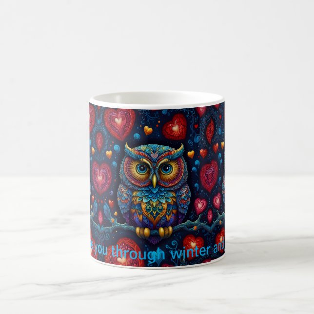 Eule liebt dich immer kaffeetasse (Mittel)